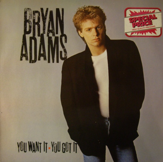 Bryan Adams	You Want It You Got It	1981	Germany	m-nm	Цена	2150 ₽ -НОВАЯ ЦЕНА 1250 р.

