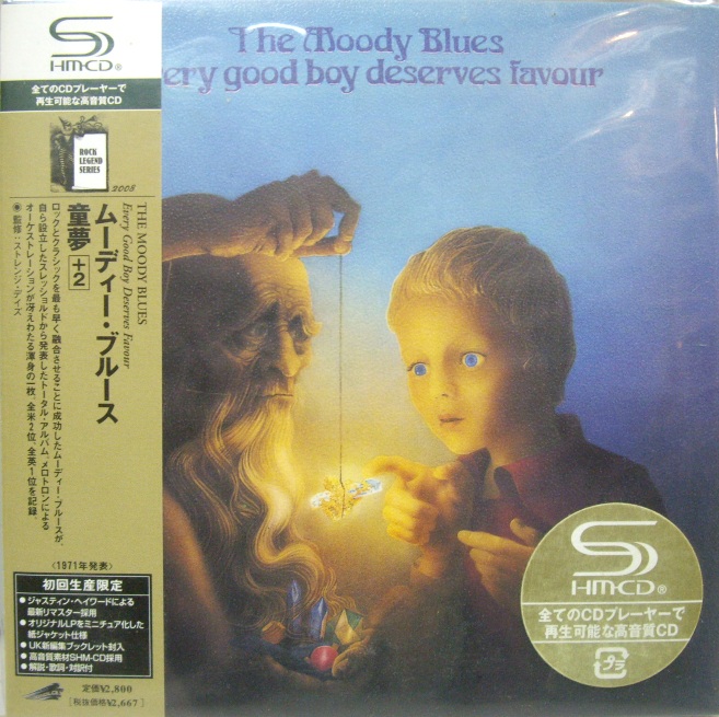 Moody Blues, The	Every Good Boy Deserves Favour 	1971	Japan mini LP	Цена	3 800 ₽
