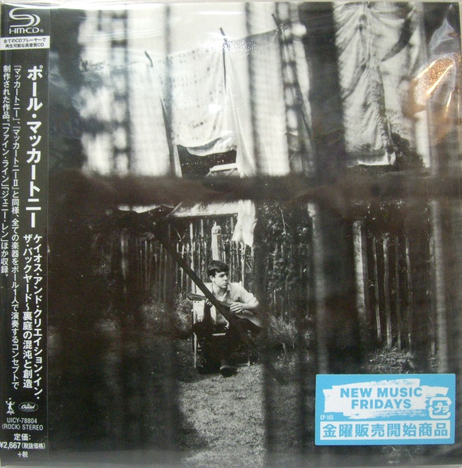 PAUL McCARTNEY 	Chaos and Creation in the Backyard	2005	Japan mini LP	Цена	4 500 ₽
