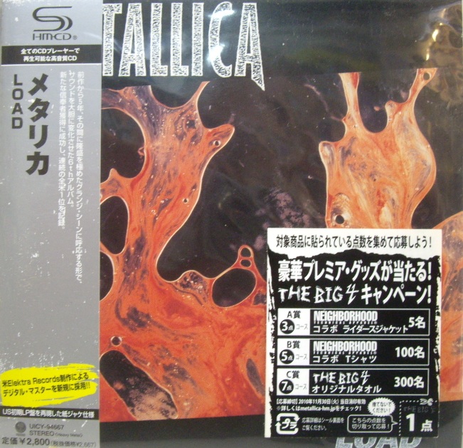 METALLICA	Load	1996	Japan mini LP	Цена	4 700 ₽
