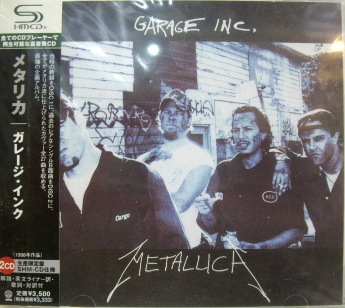 METALLICA	Garage, Inc.  2CD	1998	Japan	Цена	4 000 ₽
