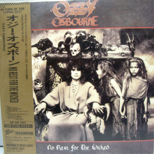 OZZY OSBOURNE 	No Rest for the Wicked 	1988	Japan mini LP	Цена	4 500 ₽
