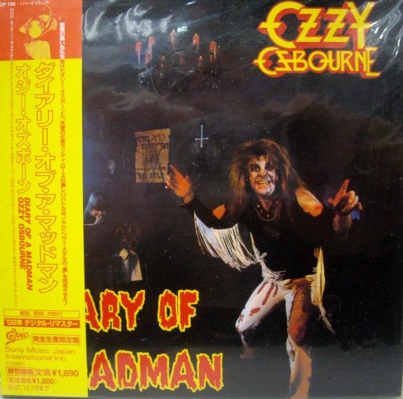 OZZY OSBOURNE 	Diary of a Madmann	1981	Japan mini LP	Цена	4 500 ₽
