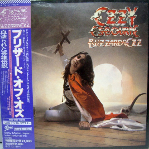 OZZY OSBOURNE 	Blizzard of Ozz	1981	Japan mini LP	Цена	4 500 ₽
