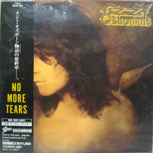 OZZY OSBOURNE 	No More Tears	1991	Japan mini LP	Цена	4 500 ₽
