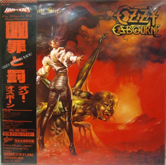 OZZY OSBOURNE 	The Ultimate Sin	1986	Japan mini LP	Цена	4 500 ₽
