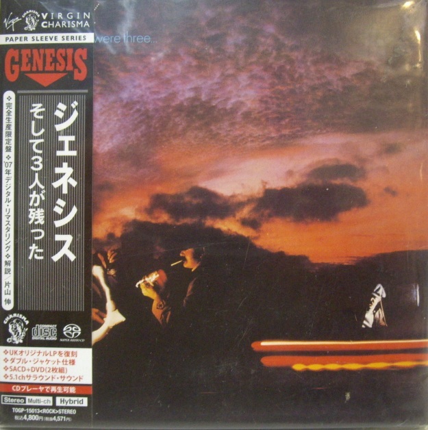 Genesis	…And Then There Were Three…   CD(SACD) + DVD	1978	Japan mini LP	Цена	7 500 ₽
